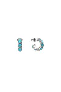 Love Claw Earrings: HALO CLUSTER EARRINGS BELLO OPAL
