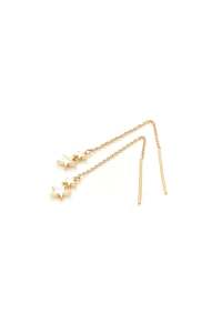 Threads: FALLING STOLEN STAR EARRING - GOLD PLATED