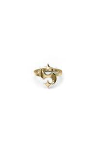 Love Distortion: VEILED HEARTS RING - GOLD PLATED