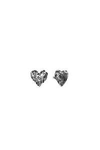 Love Distortion: DEATH METAL HEARTS EARRINGS
