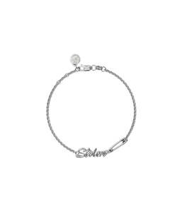 SENTIMENTAL SCRIPT BRACELET