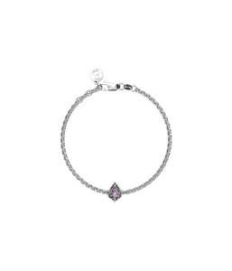 Jewellery: JAGGED TEARDROP BRACELET