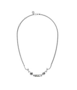 Necklaces: ROSE PIN NECKLACE