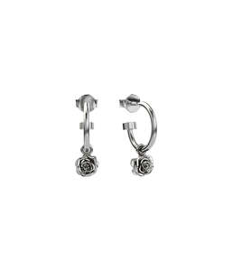 Anchor Sleeper Earrings: ROSE BUD ANCHOR SLEEPER