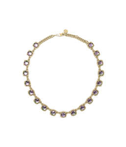 Jewellery: LOVE CLAW ETERNITY NECKLACE MYSTIC QUARTZ - GOLD PLATED