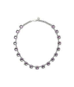 Necklaces: LOVE CLAW ETERNITY NECKLACE MYSTIC QUARTZ