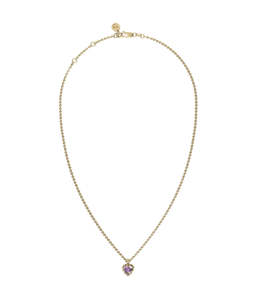 MINI LOVE CLAW NECKLACE MYSTIC QUARTZ - GOLD PLATED