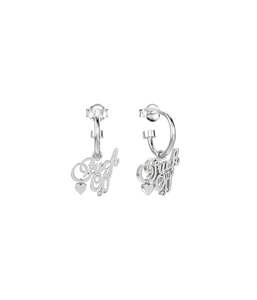 Jewellery: F*CK OFF SCRIPT ANCHOR EARRINGS