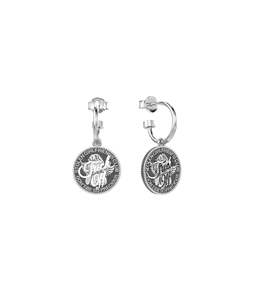 Jewellery: F*CK OFF SOVEREIGN ANCHOR EARRINGS