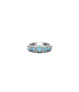 HALO CLUSTER RING BELLO OPAL