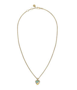 LOVE CLAW NECKLACE BELLO OPAL - GOLD PLATED
