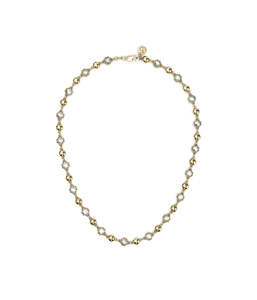 Necklaces: DARKNESS AND LIGHT NECKLACE - GOLD PLATED
