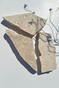 Best Sellers: Raw Travertine Stone Slabs - Set of 3
