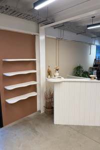 Shelves: Wavy Textured Floating Shelf