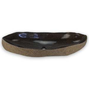 XL Double Polished Stone Basin 109.5cm x 42cm x 15cm (2374)