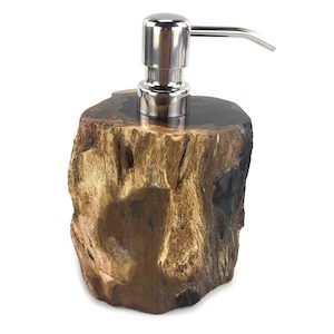 Luxury Petrified Wood Soap & Lotion Dispenser 100mL (1751)