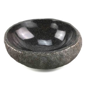 Luxury Stone Bowls: Raw Organic Stone Bowl 37.5cm x 31.5cm x 14.5cm (1639)