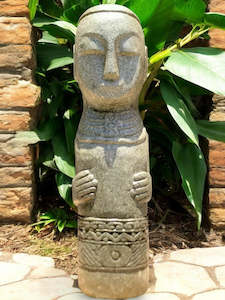 Primitive Hand Carved Stone Sculpture 810mm Height (3036)