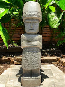 Primitive Hand Carved Stone Sculpture 800mm Height (3034)