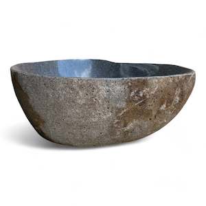 Luxury Stone Bowls: Luxury Stone Bowl 35cm x 29cm x 13.5/12.5cm (2788)