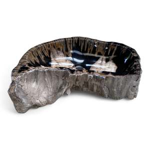 Luxury Petrified Wood Stone Basin 430mm x 360mm x 110mm (2457)