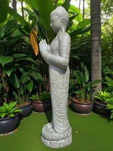 Buddha Statue Green Praying Buddha 1000mm (3183)