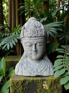 Buddha Statue Dewi Lakshmi Carved Stone 620mm (3259)