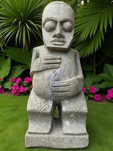 Pacifica Statue Primitive Hand Carved Stone Sculpture 670mm Height (3222)