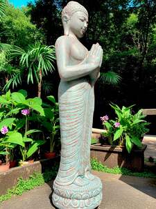 Buddha Statue Copper Praying Buddha 1000mm (3176)