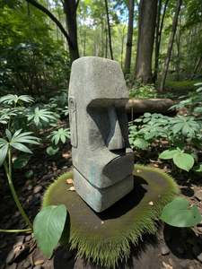 Easter Island Statue Hand Carved Stone 640mm (3208)