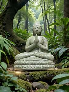 Buddha Statue Praying Mudra 850mm (3067)