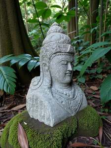 Buddha Statue Dewi Lakshmi Carved Stone 670mm (3268)