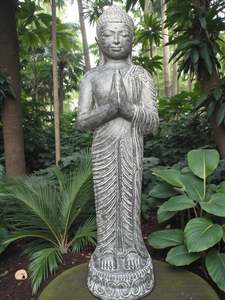 Buddha Statue Black Praying Buddha 1000mm (3180)