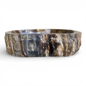 Luxury Petrified Wood Stone Basin 570mm x 410mm x 150mm (2940)