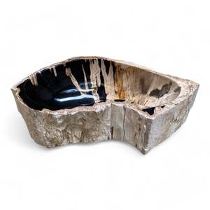 Luxury Petrified Wood Stone Basin 560mm x 300mm x 150mm (2460)