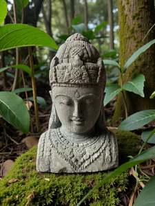 Buddha Statue Dewi Lakshmi Carved Stone 620mm (3058)