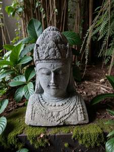 Buddha Statue Hand Carved Stone 600mm (3060)