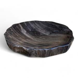 Rare Luxurious Petrified Wood Tray Or Soap Dish 145mm x 115mm (2851)