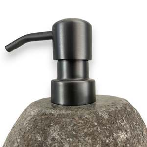 Petrified Wood Soap Lotion Dispensers 100ml 180ml: Gunmetal Grey Soap & Lotion Dispenser Pump Head (304 Stainless Steel)