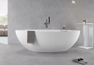 Large Baths Over 1800mm: Large Hugi Stone Bath For Two - 1800mm - B093