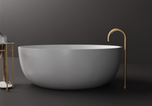 Round Baths 1: Silvia Small Round Stone Bath - 1200mm - ST13 1200 (G)