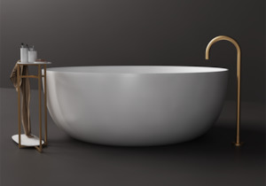 Round Baths 1: Silvia Round Stone Bath - 1500mm - ST13 1500