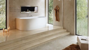 Back To Wall Baths: Bradford 1800 - Acrylic Back-To-Wall Bath -  1800mm