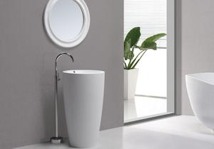 Freestanding Basins: Freestanding Stone Basin - 820mm - B1594-A