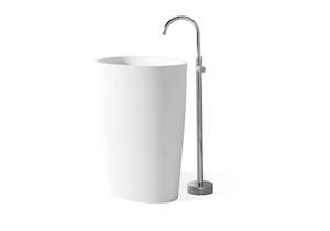 Freestanding Basins: Hugi Freestanding Stone Basin - 830mm - B1582