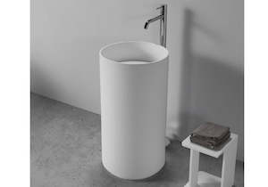 Freestanding Basins: Hugi Freestanding Pedestal Basin -  850mm - B1598
