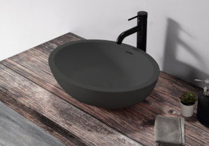 Vanity Countertop Basins: B1306-1 500mm Matte Concrete