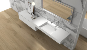 Wall Hung Basins: Ramp basin 1800mm wall hung G38683