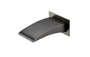 Clearance Sale: Waterfall Bath Spout - Brushed Gunmetal - SPOUT11