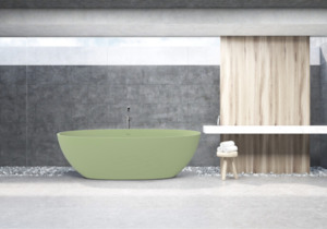 Fresh Green Freestanding Stone Bath - 1700mm - B003-B